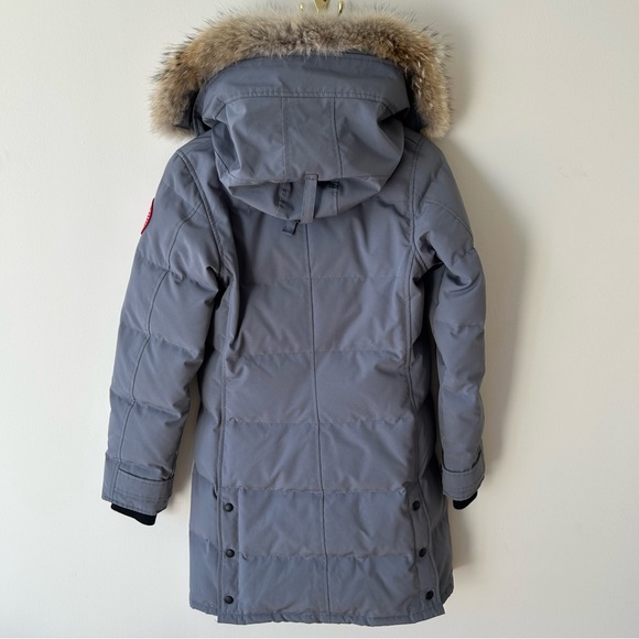 Canada Goose Grey Shelburne Parka with Fur Hood - Picture 6 of 8